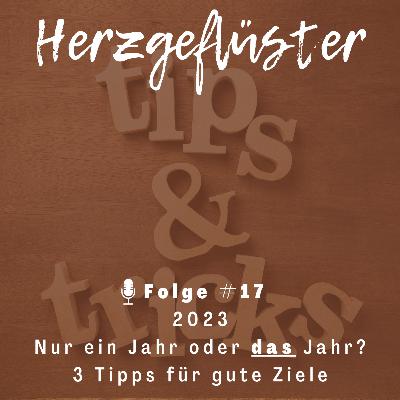 #17 | 2023... Nur ein Jahr oder das Jahr? 3 Tipps für gute Ziele im Jahr 2023 #17 | 2023... Nur ein Jahr oder das Jahr? 3 Tipps für gute Ziele im Jahr 2023
