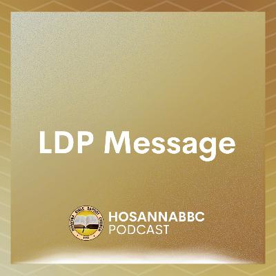 LDP Message - Rev. Provy R. Cadelina LDP Message - Rev. Provy R. Cadelina