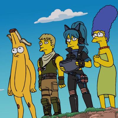 Fortnite Episode 04 - Homer in Übergröße