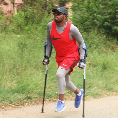 Ipeleng "Crazy Legs" Khunou: It's unfair that I can run with able-bodied people but not in the Paralympics Ipeleng "Crazy Legs" Khunou: It's unfair that I can run with able-bodied people but not in the Paralympics