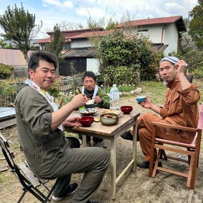 桜が満開、岩村ひふみガーデンBBQ❣️