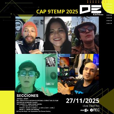 Noveno Capitulo Temporada 2025 – Top 10, Noticias y beats en vivo | Distrito Electrónico Noveno Capitulo Temporada 2025 – Top 10, Noticias y beats en vivo | Distrito Electrónico