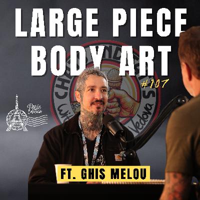 Challenges Creating Large Piece Body Art ft. Ghis Melou