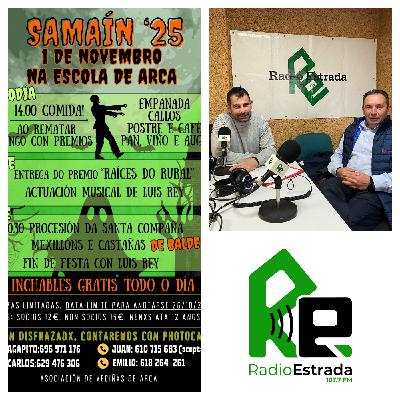 Samaín en Arca e entrega do I Premio “Raíces do Rural”. Falo con Juan Barros e Carlos González Samaín en Arca e entrega do I Premio “Raíces do Rural”. Falo con Juan Barros e Carlos González