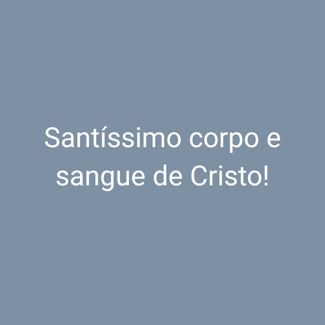 Santíssimo corpo e sangue de Cristo episode artwork