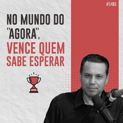 #1481: NO MUNDO DO “AGORA”, VENCE QUEM SABE ESPERAR