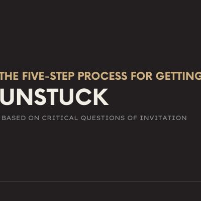 5 Ways to Get Unstuck - #4 - Acceptance 5 Ways to Get Unstuck - #4 - Acceptance