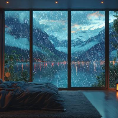 8 horas de sonidos de lluvia y truenos fuertes. Para dormir 8 horas de sonidos de lluvia y truenos fuertes. Para dormir