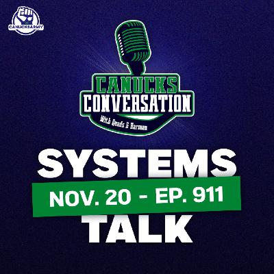 Nov. 20: Canucks systems talk + Family Feud (ep. 911) Nov. 20: Canucks systems talk + Family Feud (ep. 911)