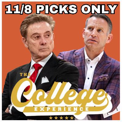 College Basketball PICKS ONLY - Saturday, November 8th | TCE Trims (Ep. 969)