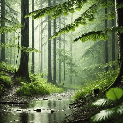 ️ El susurro relajante de la lluvia en el bosque para calmar la mente ️ El susurro relajante de la lluvia en el bosque para calmar la mente