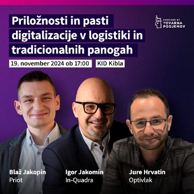 Start:up Müsli: Priložnosti in pasti digitalizacije v logistiki in tradicionalnih panogah
