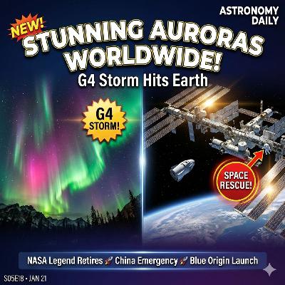 Spectacular Auroras, Suni Williams Retires, China's Space Rescue