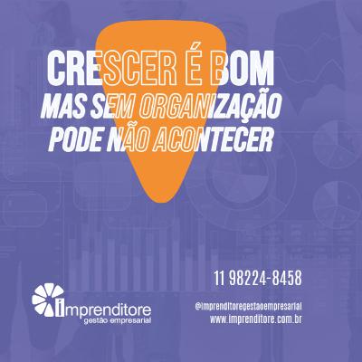 Crescer é bom, mas sem organização pode não acontecer!