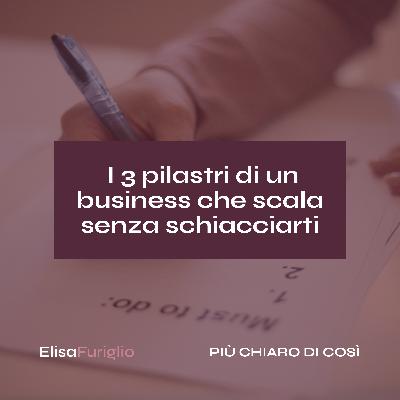 I 3 pilastri di un business che scala senza schiacciarti | #23 I 3 pilastri di un business che scala senza schiacciarti | #23