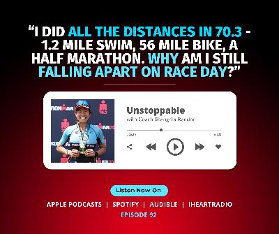 “I did all the distances in 70.3 - 1.2 mile swim, 56 mile bike, a half marathon. Why am I still falling apart on race day?”