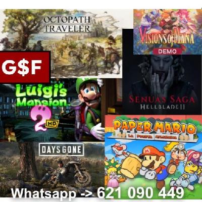 S2E15 Hablando de: Repaso H1 2024 y Prox. Lanzamientos. Hellblade 2, Visions of Mana, Luigis Mansion 2 HD, Days Gone...