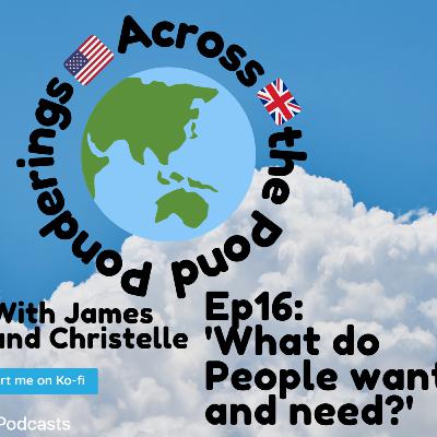 'What do people Want and Need?' Episode 16