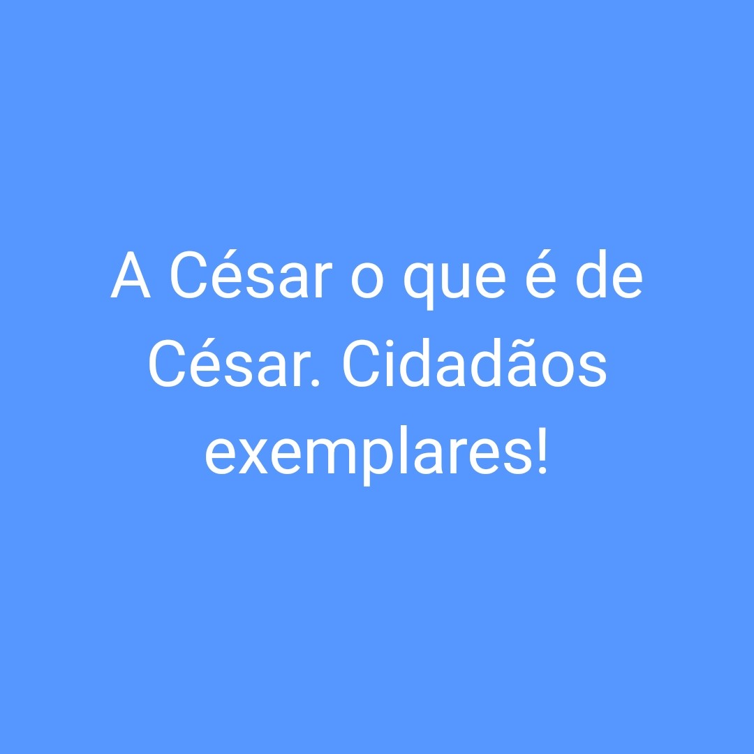A César o que é de César. Cidadãos exemplares episode artwork