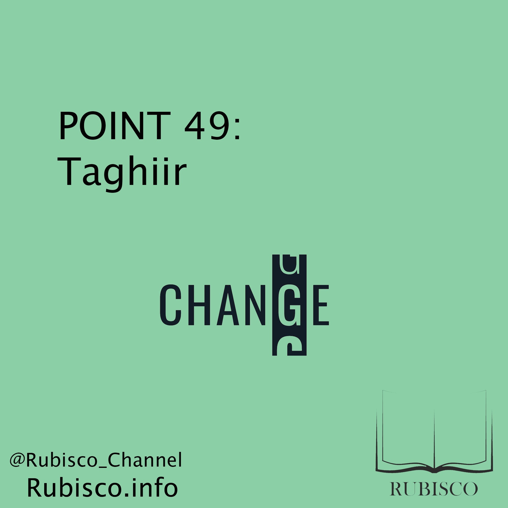 نکته 49 : تغییر