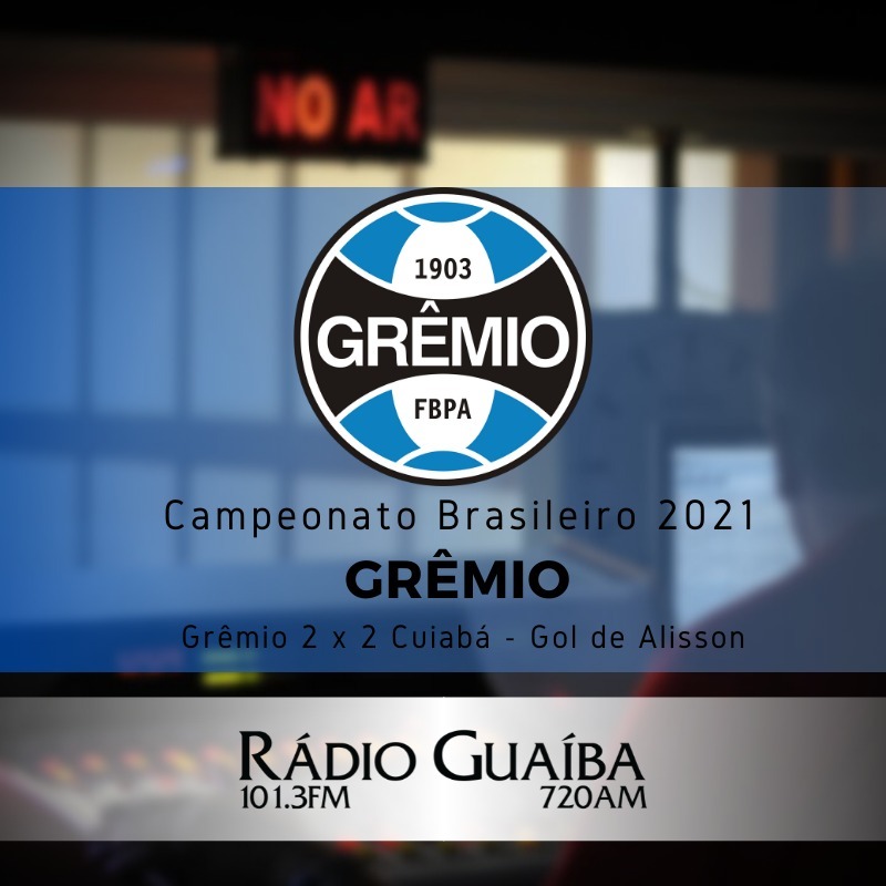 GRÊMIO 2 x 2 CUIABÁ - Gol de Alisson GRÊMIO 2 x 2 CUIABÁ - Gol de Alisson