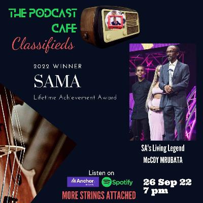 The Master Classifieds: In conversation with Living Legend McCoy Mrubata.