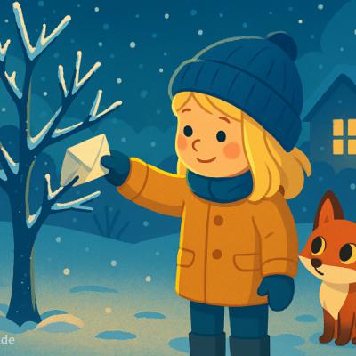 Wo der Weihnachtswunschzettel wirklich hingehört | „Gute Nacht“-Geschichte”