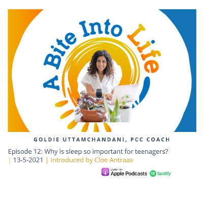 Episode 12: Why is sleep so important for teenagers and how can they obtain optimum hour of rest. Episode 12: Why is sleep so important for teenagers and how can they obtain optimum hour of rest.