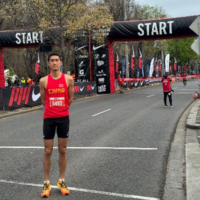 第四十八期-第45届墨尔本马拉松-前跳高国一选手Nero转项铁三和马拉松