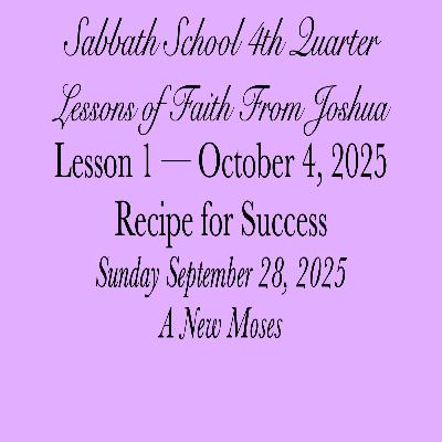 Recipe for Success — A New Moses