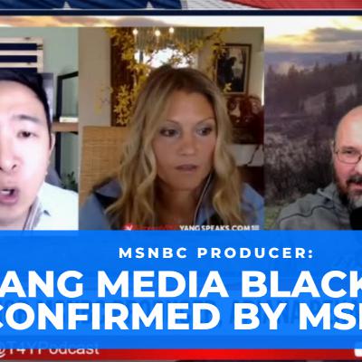#YangMediaBlackout confirmed by MSNBC whistleblower. Ariana Pekary on Yang Speaks with Andrew Yang.