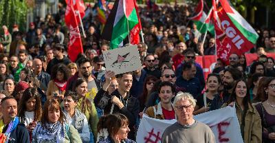 Sostegno alla Flotilla, l'Italia in piazza