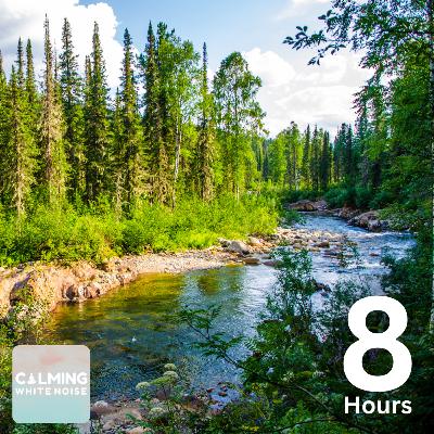 Flowing River Sounds | Natural Water White Noise for Studying & Focus