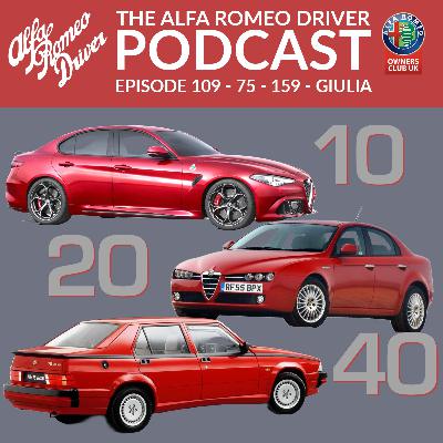 10, 20 and 40 - the Giulia, 159 and 75
