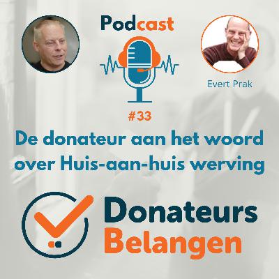 Podcast #33 Donateursbelangen - De donateur aan het woord over Huis-aan-huis werving