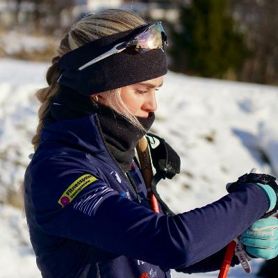 Karoline Grøtting - seier i sporet