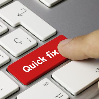 A Lot of People Today Want a Quick Fix