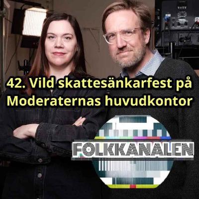42. Vild skattesänkarfest på Moderaternas huvudkontor