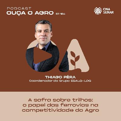 Ouça o Agro 186 – A safra sobre trilhos: o papel das ferrovias na competitividade do Agro