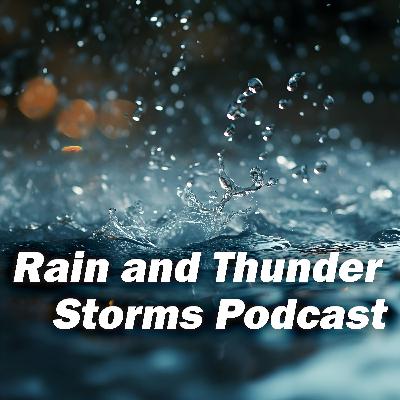 Pattering Rain Sounds & Quiet Thunder