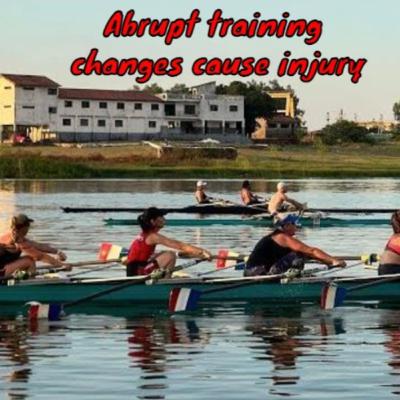 Abrupt training changes cause injury