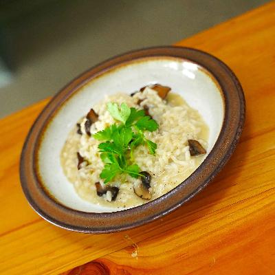 Usnobbet risotto med svampe Usnobbet risotto med svampe