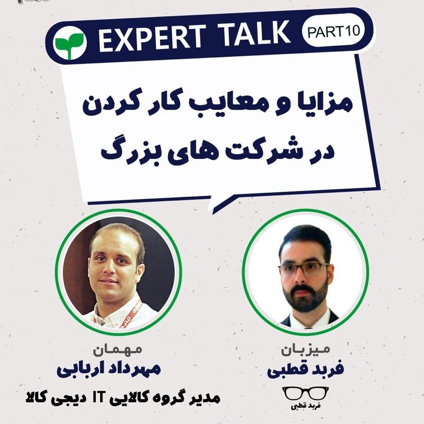 مزایا و معایب کار کردن در شرکت های بزرگ-گپ و گفت با مهرداد اربابی