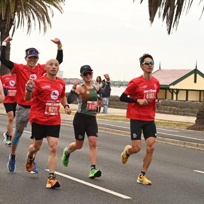 第四十三期-第45届墨尔本马拉松-大牛带着Jaime追逐波马之梦