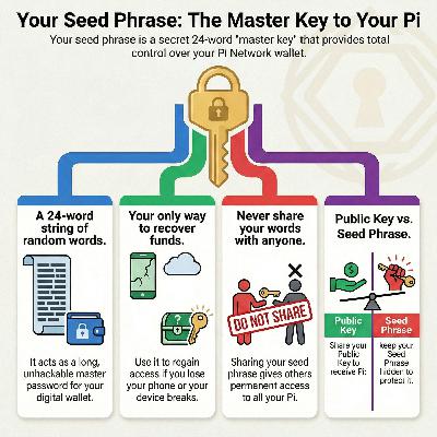 Pi Network – What is a seed phrase? – Pass Phrase Pi Network – What is a seed phrase? – Pass Phrase