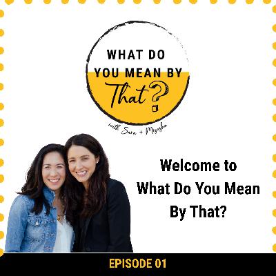 01: Welcome to What Do You Mean By That?