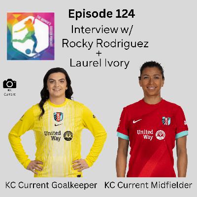 Episode 124: Interview with KC Current/Costa Rican WNT Midfielder Rocky Rodriguez + KC Current/USWNT U-23 Goalkeeper Laurel Ivory — The Women’s Soccer Podcast