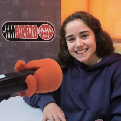 Joana Xicota y Jesús Blanco, jugadora y presidente del Bembibre HC, nosa hablaron de reconocimiento de Joana como MVP