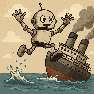 Leave a sinking ship in time