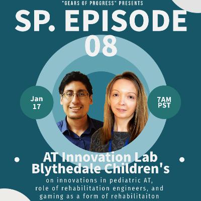 Sp 8. AT Innovation Lab at Blythedale Children's: on innovations in pediatric AT, role of rehabilitation engineers, and gaming as a form of rehabilitaiton